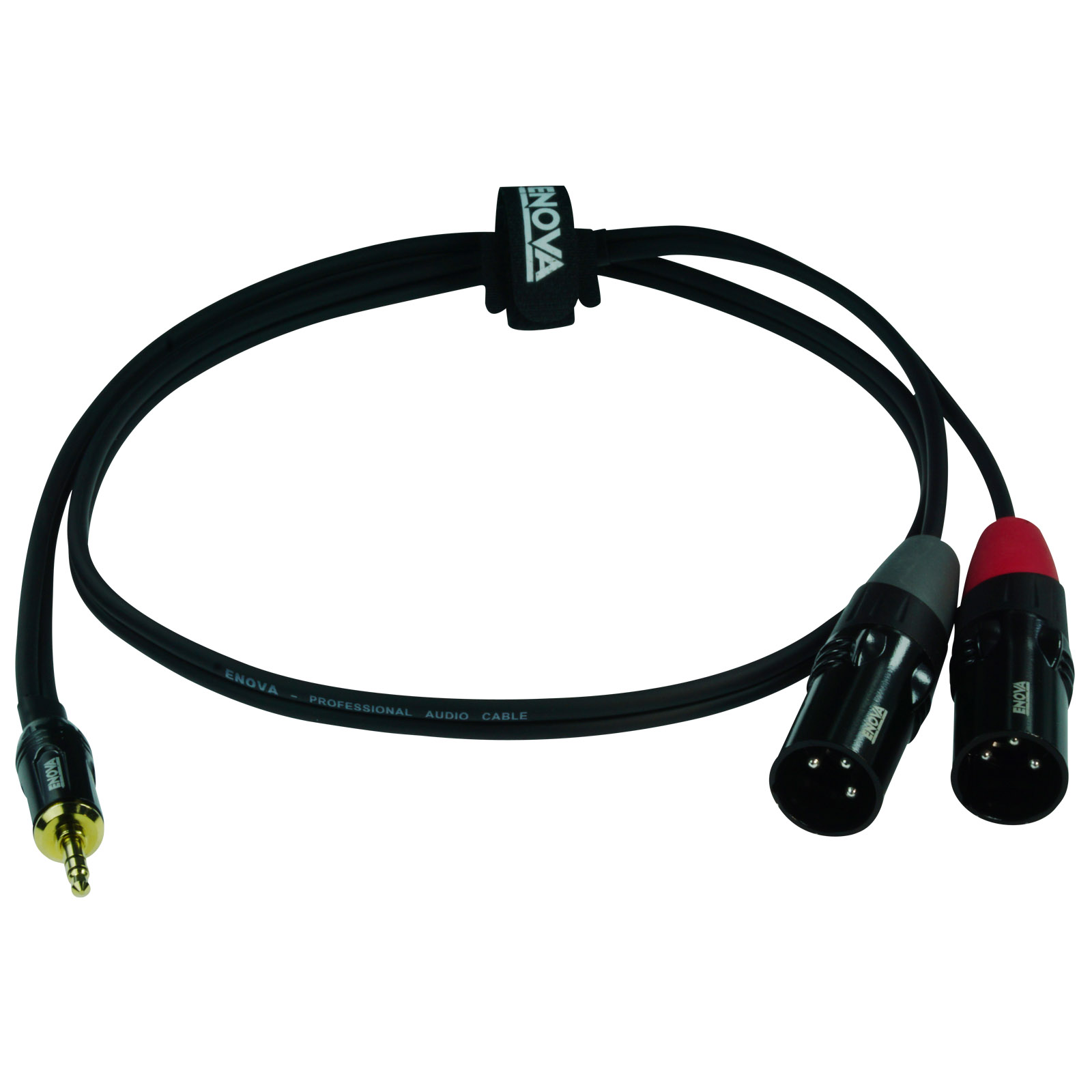 ENOVA - Câble Jack 3,5 mm vers RCA - stéréo gauche + droite