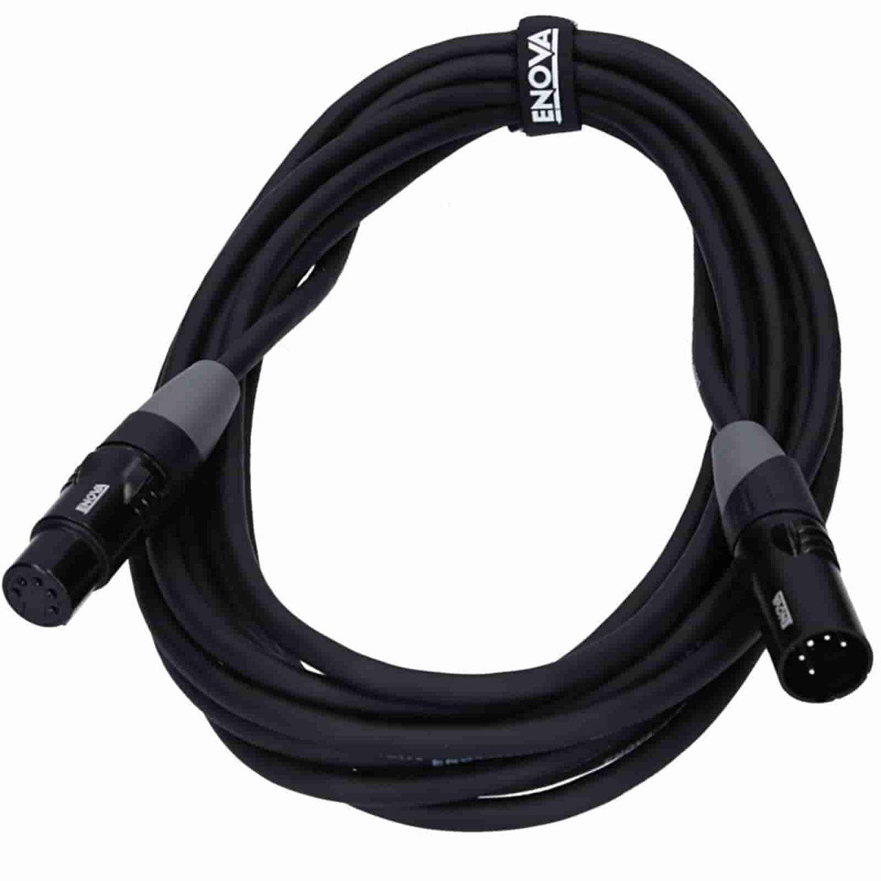 3 meter DMX cable with 5 pin XLR connector