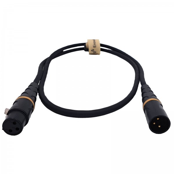 1 m microphone cable XLR female to XLR male 3 pin - True Mold Technology